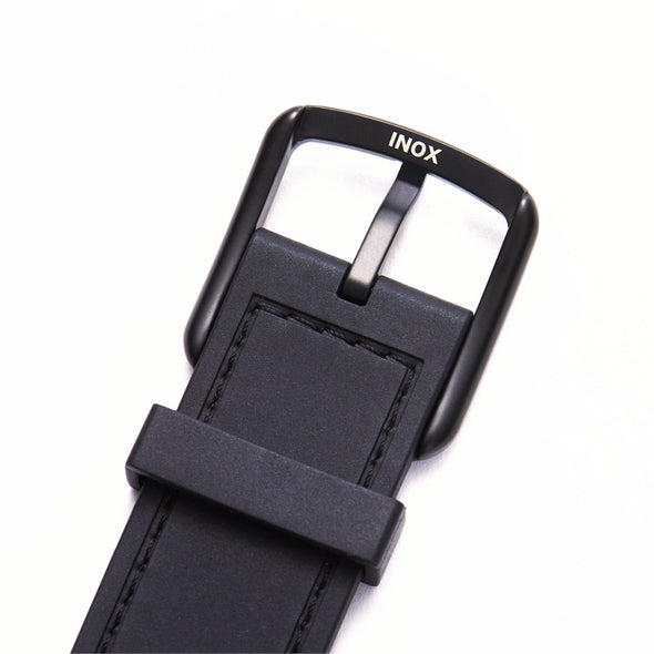 Black Leather and Black IP Buckle